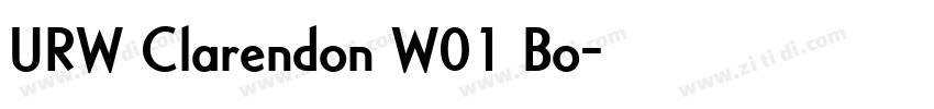 URW Clarendon W01 Bo字体转换 URW Clarendon W01 Bo字体转换